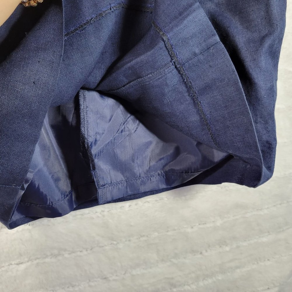 SK&Company Linen Women's skirt 6 - Picture 4 of 7